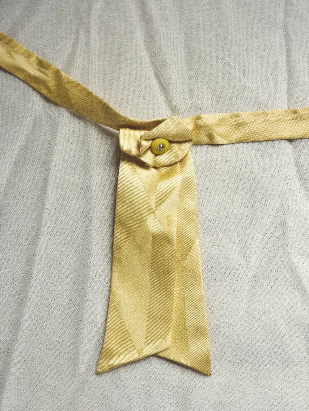 Vintage Silk Bellino Blouse (Yellow) - Picture 8 of 8